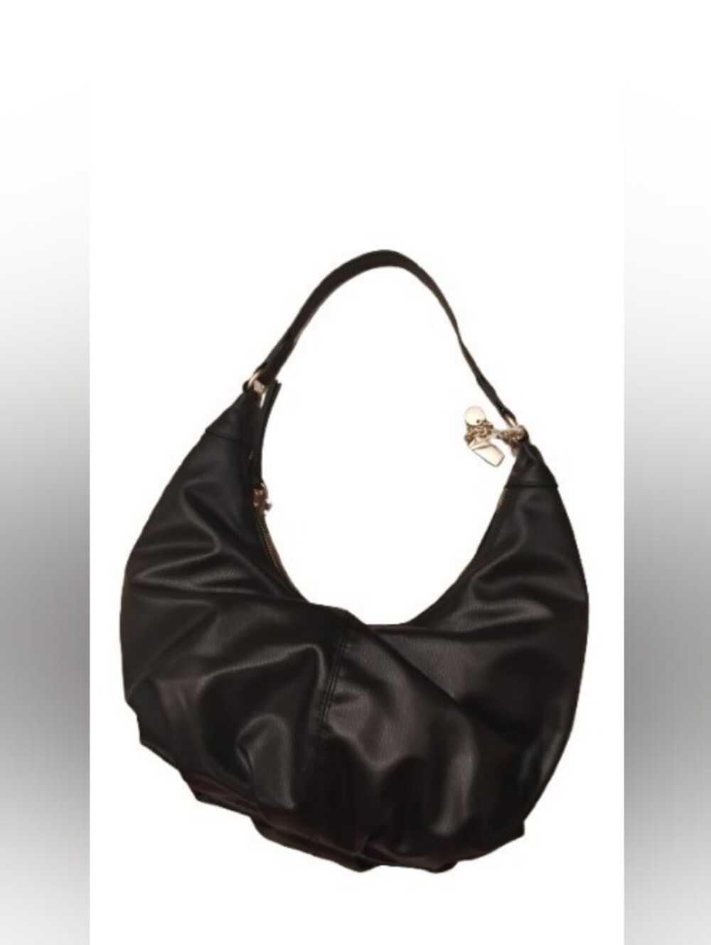 NWT Universal Thread Faux Leather Black Shoulder Bag
